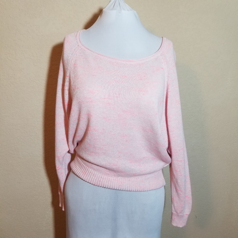 American Eagle Space Dye Batwing Knit Sweater